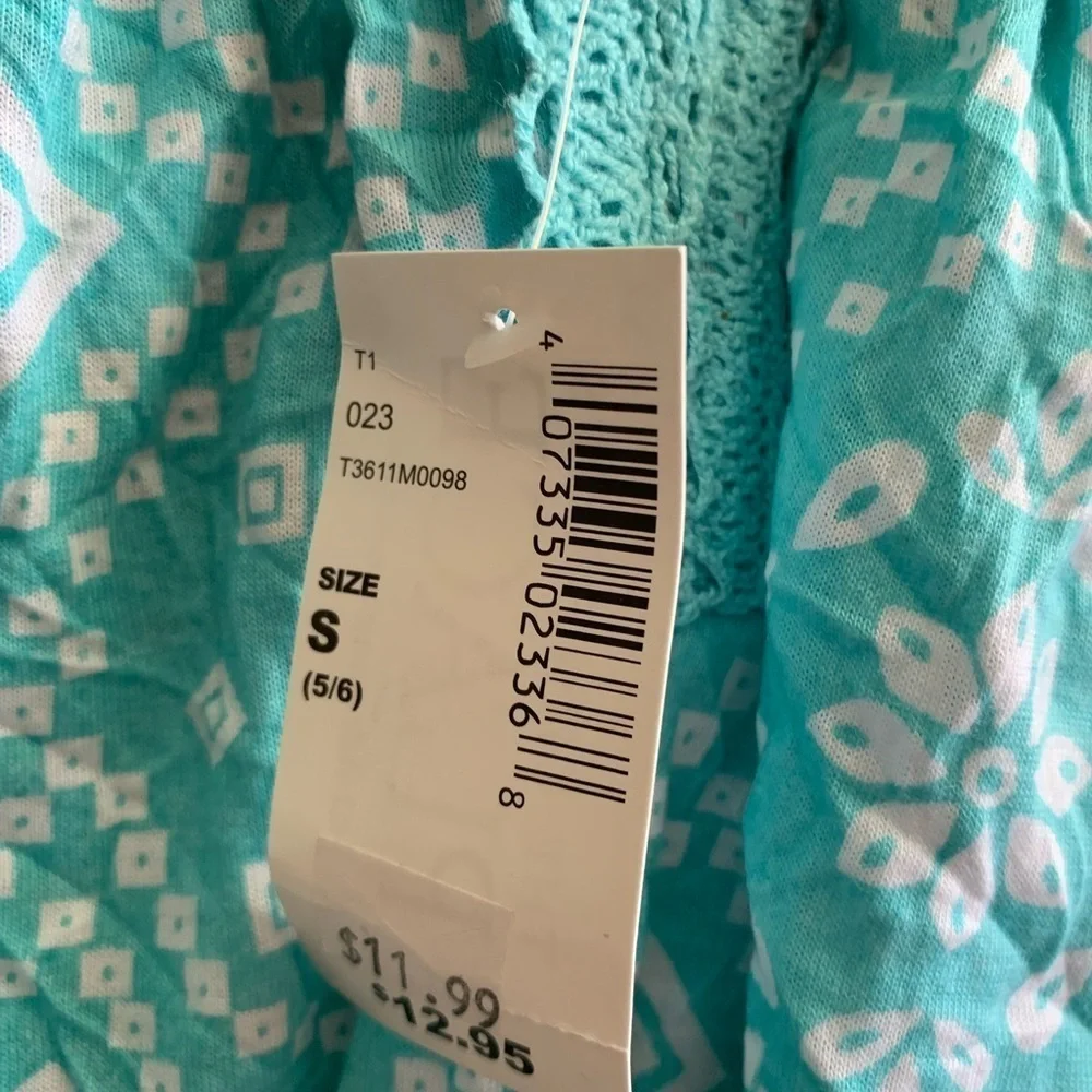 Children’s Place Blue and White Light Weight Top